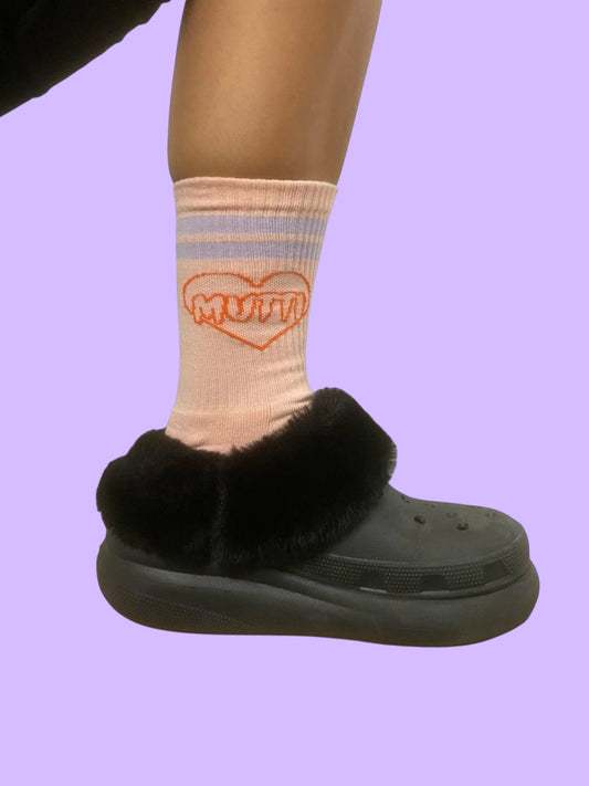 MUTTI peach socks