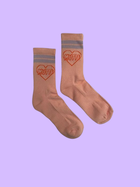 MUTTI peach socks