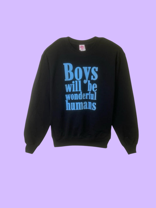 BOY WILL BE WONDERFUL HUMAN Sweater